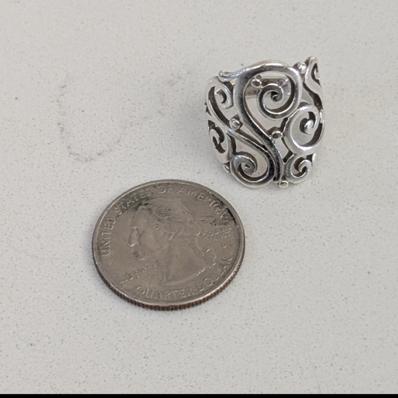 James Avery 925 Sterling Silver Open Sorrento Ring - Picture 11 of 12